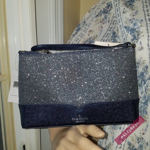 KATE SPADE CROSSBODY DUSK NAVY LOLA CROSSBODY NWT - Picture 5 of 16